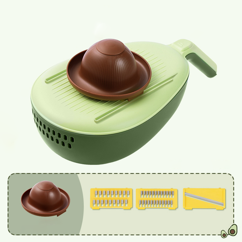 Avocado-shaped vegetable slicer