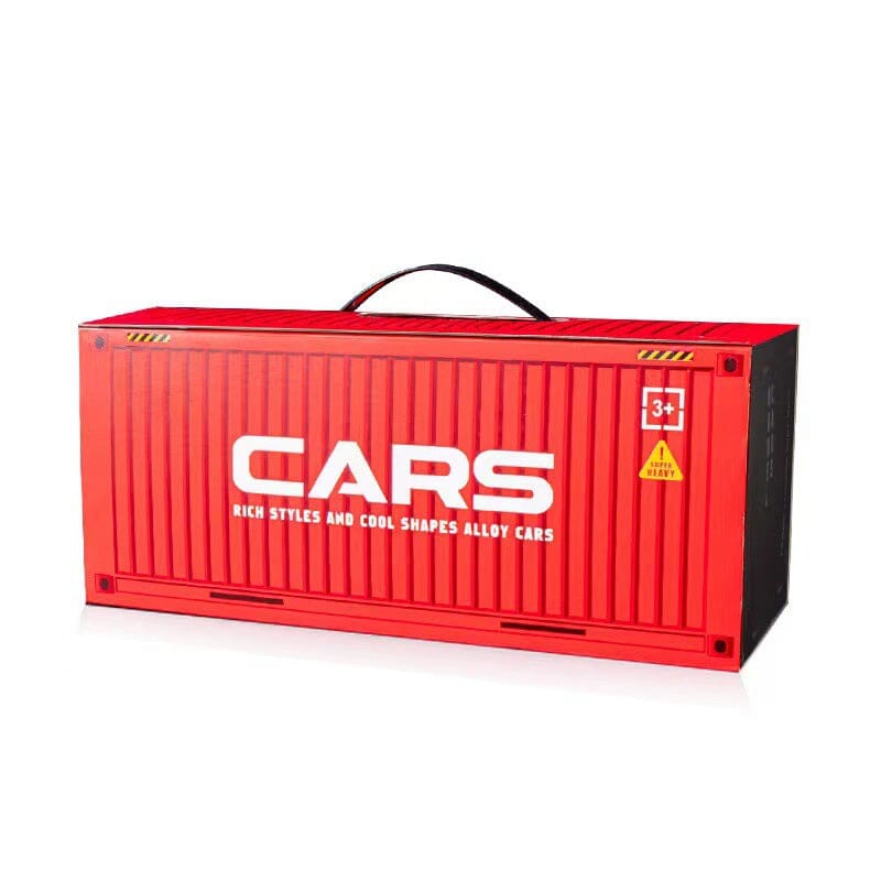Set mit 48 verschiedenen Rennspielzeugautos aus Metall