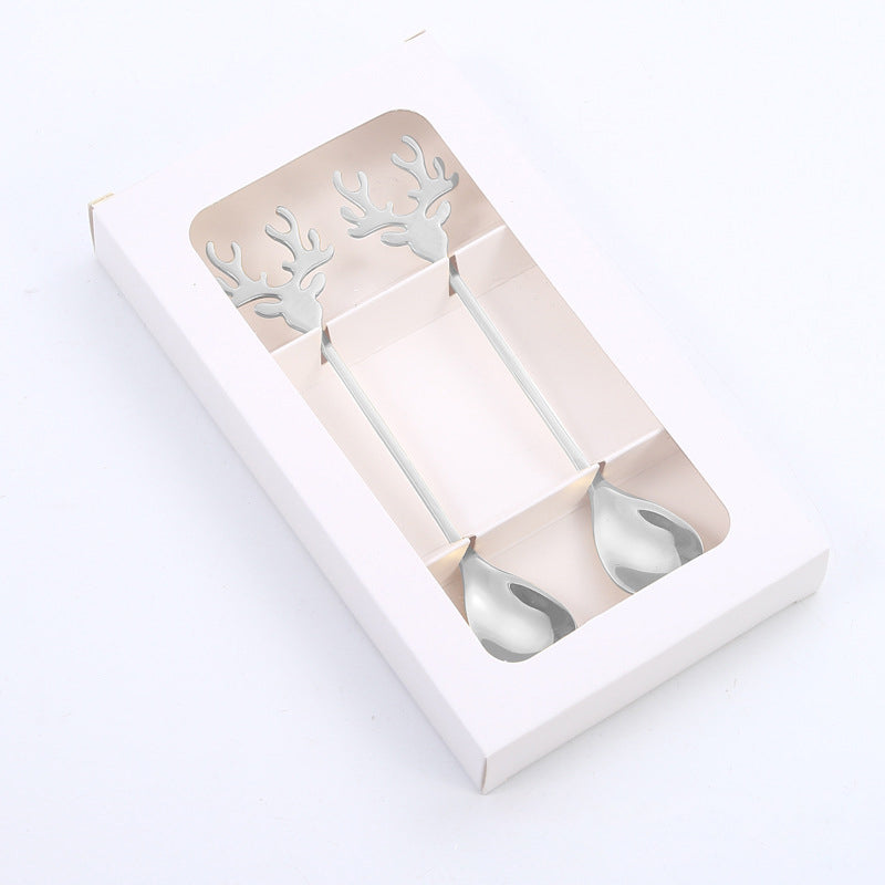 Metal Spoon Gift Set for Home Christmas Decorations