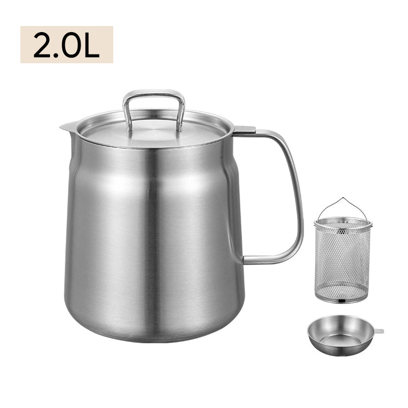 Multifunktionaler Edelstahl-Ölfiltertopf – 2-in-1 Lösung