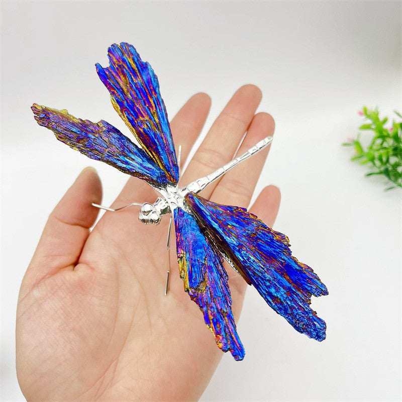 Colorful Crystal Dragonfly Decorative Figurine