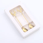 Metal Spoon Gift Set for Home Christmas Decorations