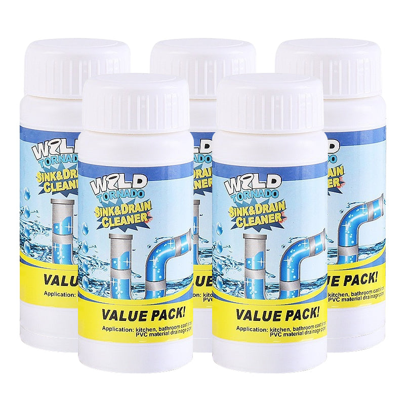 Drain cleaner for clogged pipes