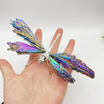 Colorful Crystal Dragonfly Decorative Figurine
