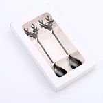 Metal Spoon Gift Set for Home Christmas Decorations