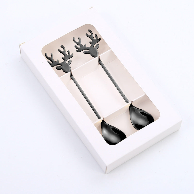 Metal Spoon Gift Set for Home Christmas Decorations