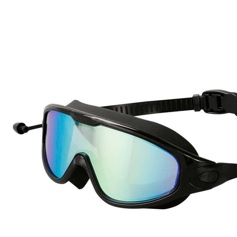 Anti-fog swim goggles with wide vision