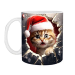 3D Schneemann-Tasse für die festliche Stimmung