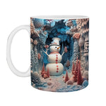 3D Schneemann-Tasse für die festliche Stimmung