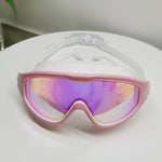 Anti-fog swim goggles with wide vision