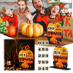 Wooden Advent Calendar for Halloween