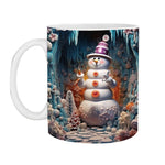 3D Schneemann-Tasse für die festliche Stimmung