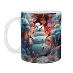 3D Schneemann-Tasse für die festliche Stimmung