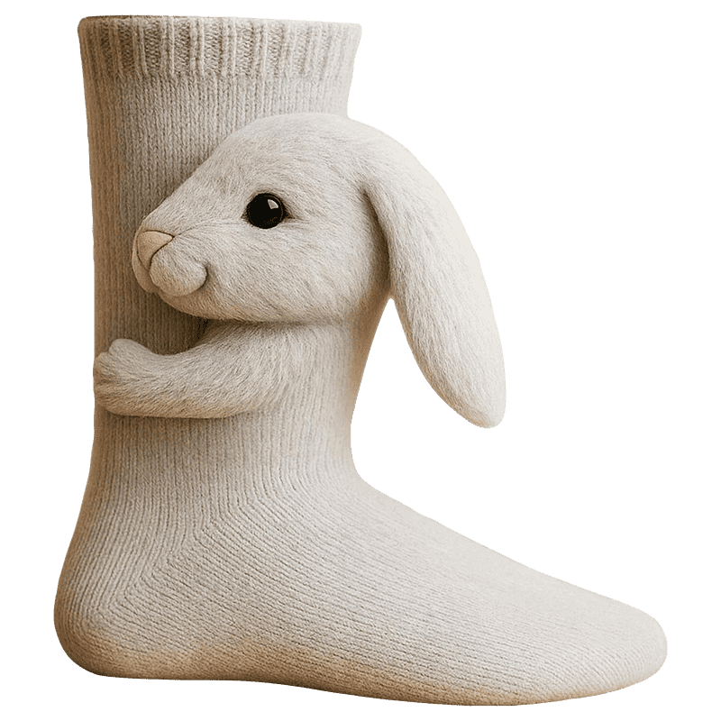 Non-slip house socks with a comfortable grip