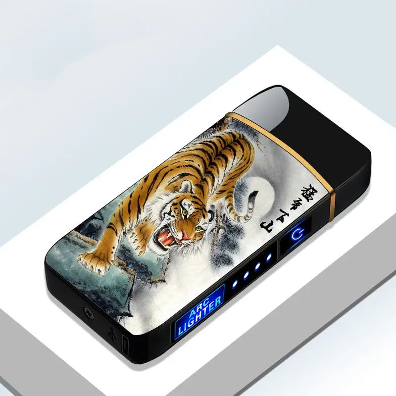 USB Rechargeable Electric Lighter - Windproof Plasma Arc Design