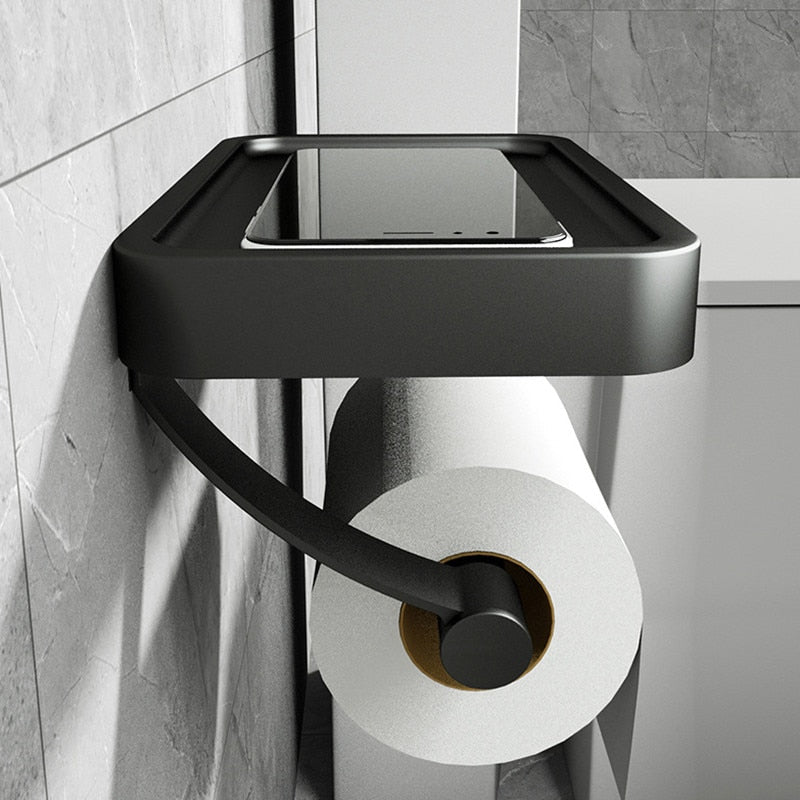 Verstellbarer Toilettenpapierhalter – Praktischer Wandregal für Ihr Bad