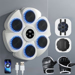 Bluetooth-Enabled Boxing Trainer with RGB Lights and Music