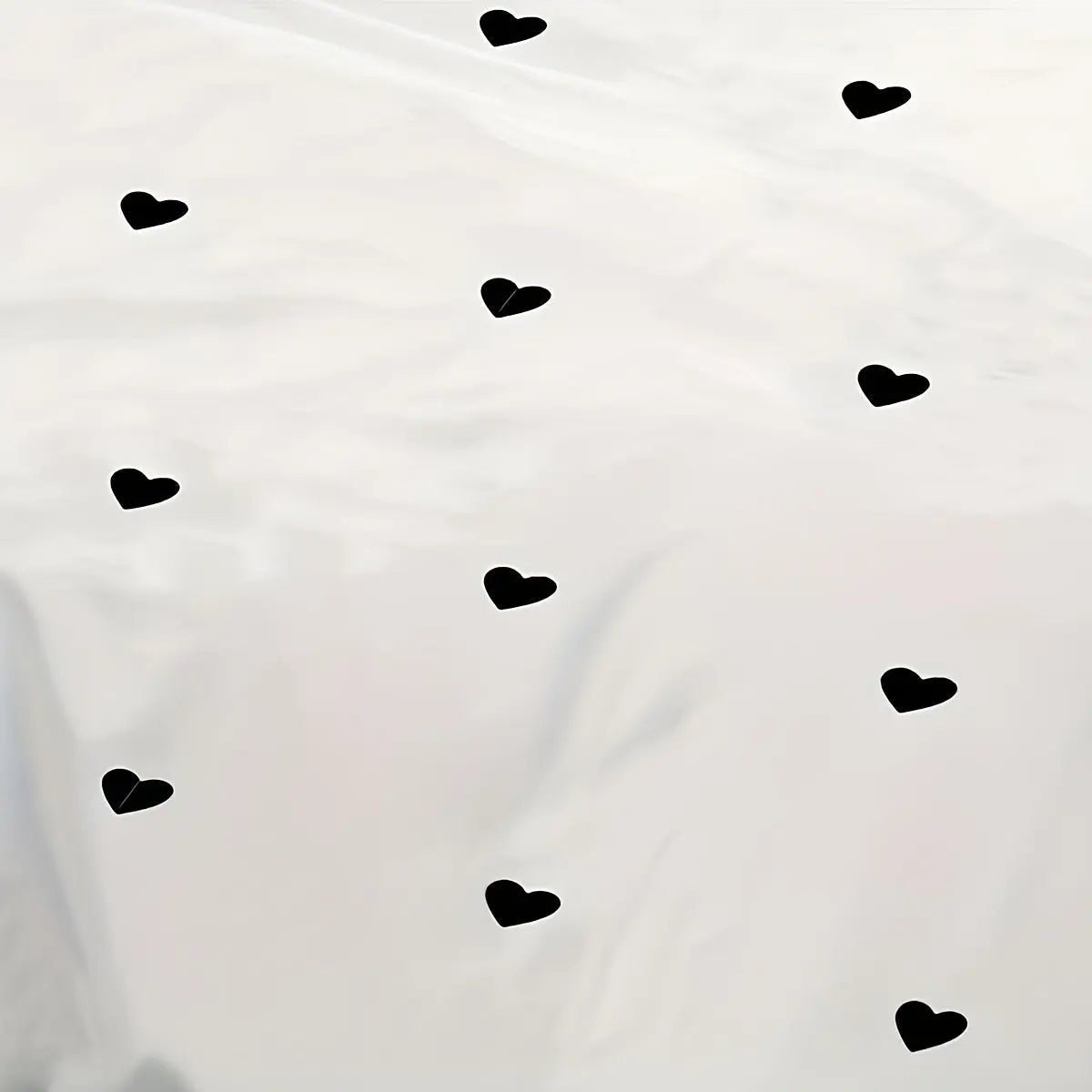 Stilvolles Duvet-Cover-Set für romantische Nächte - Herzdesign