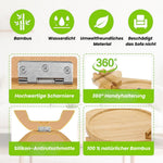 Praktischer Sofa Beistelltisch aus Holz für maximalen Komfort