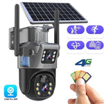 360° View Solar-Powered PTZ Security Camera with 4K Resolution