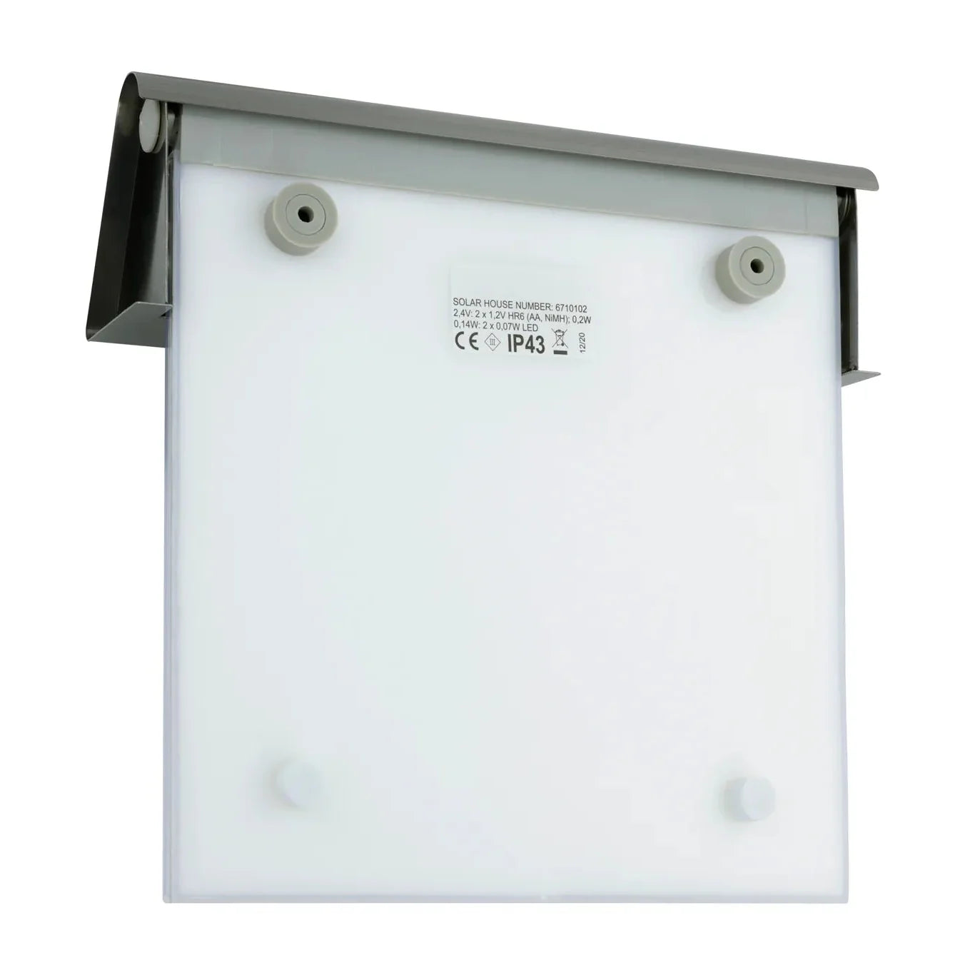 Edelstahl Solar Hausnummer mit LED – Nachhaltig beleuchtet