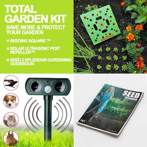Tierfreundliche Solar Ultraschallabwehr für deinen Garten