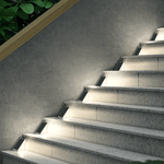 Stilvolle LED-Beleuchtung für Treppen im Außenbereich