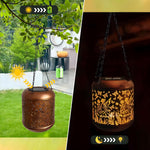 Stilvolle Solar-Gartenlampe mit IP65-Schutz für jede Wetterlage