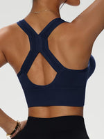 Bequemer Sport-BH mit Reißverschluss für Frauen | Push Up