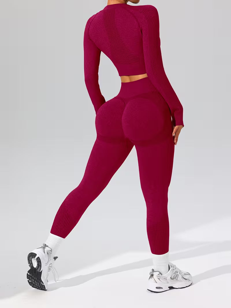 FlexFit Damen Sport Leggings und Top – Stylisch und Bequem