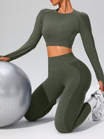 FlexFit Damen Sport Leggings und Top – Stylisch und Bequem
