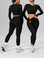 FlexFit Damen Sport Leggings und Top – Stylisch und Bequem