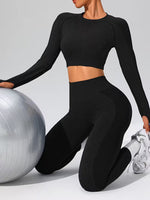 FlexFit Damen Sport Leggings und Top – Stylisch und Bequem