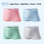 4-Pack Men's Boxer Briefs made from ultra-light, breathable material