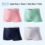 4-Pack Men's Boxer Briefs made from ultra-light, breathable material