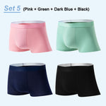 4-Pack Men's Boxer Briefs made from ultra-light, breathable material