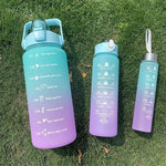 Vielseitige Trinkflasche mit motivierender Gestaltung