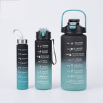 Vielseitige Trinkflasche mit motivierender Gestaltung