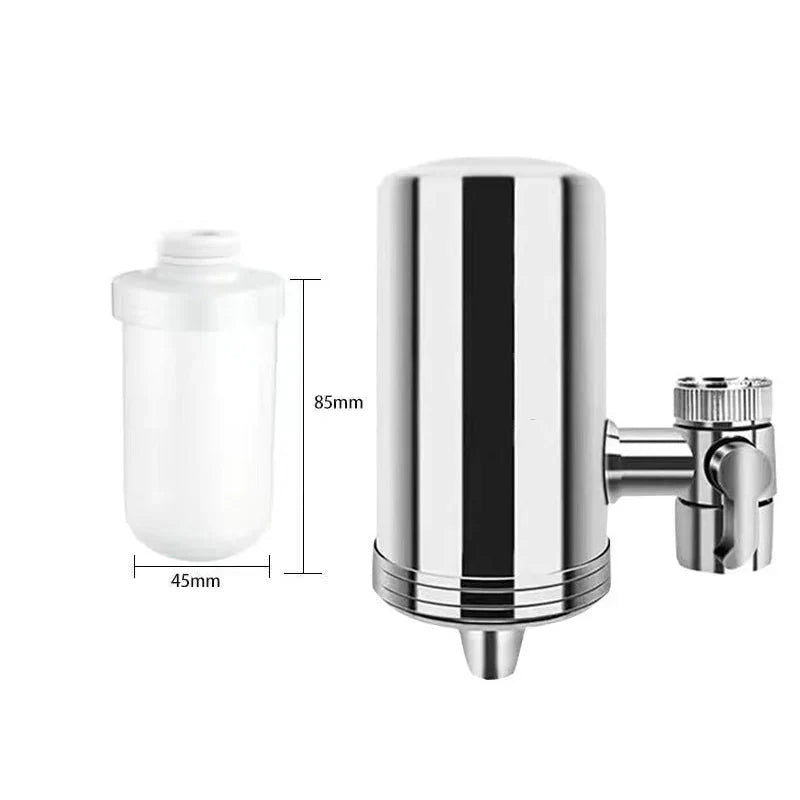 Eleganter Wasserfilter aus Edelstahl – mühelos und stilvoll