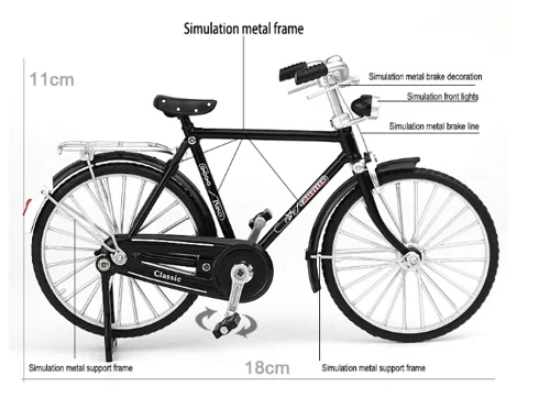 Miniature DIY Model Bicycle