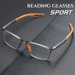 LumiGear | Sportbrille für Herren mit ultraleichten Gläsern gegen Blaulicht und Alterssichtigkeit