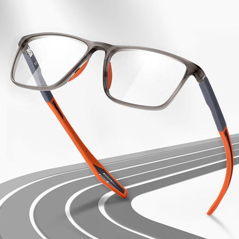 LumiGear | Sportbrille für Herren mit ultraleichten Gläsern gegen Blaulicht und Alterssichtigkeit