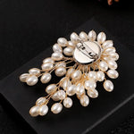 Elegant Pearl Brooch for Women – Handmade Jewelry Piece