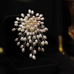 Elegant Pearl Brooch for Women – Handmade Jewelry Piece
