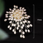 Elegant Pearl Brooch for Women – Handmade Jewelry Piece