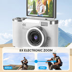 VividSnap | Digital Camera with 4K HD Flip Screen