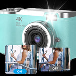VividSnap | Digital Camera with 4K HD Flip Screen