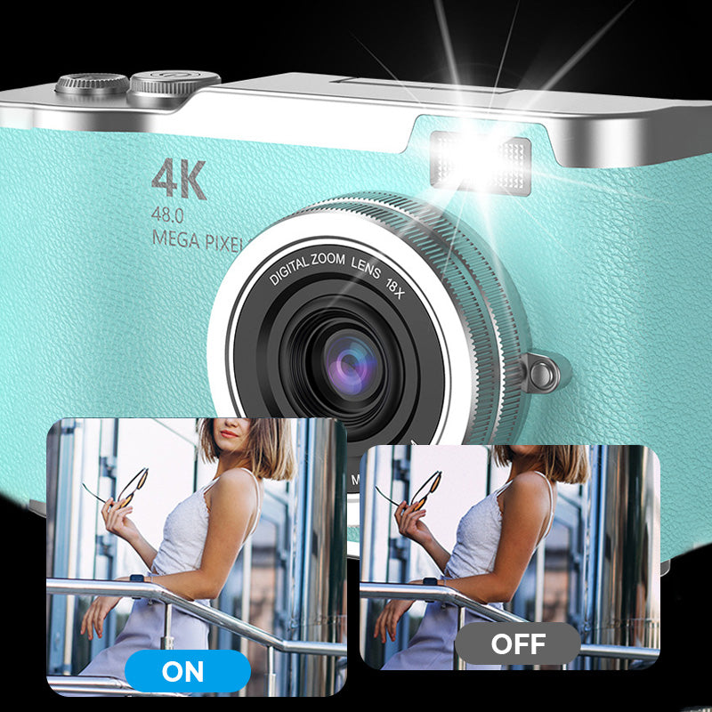 VividSnap | Digital Camera with 4K HD Flip Screen