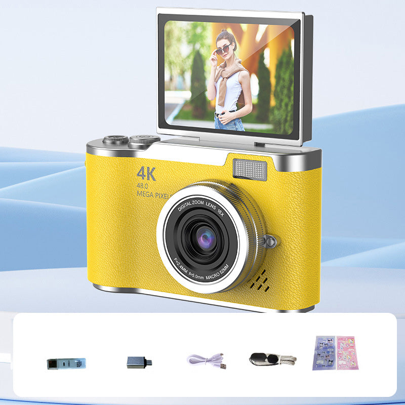 VividSnap | Digital Camera with 4K HD Flip Screen