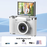 VividSnap | Digital Camera with 4K HD Flip Screen